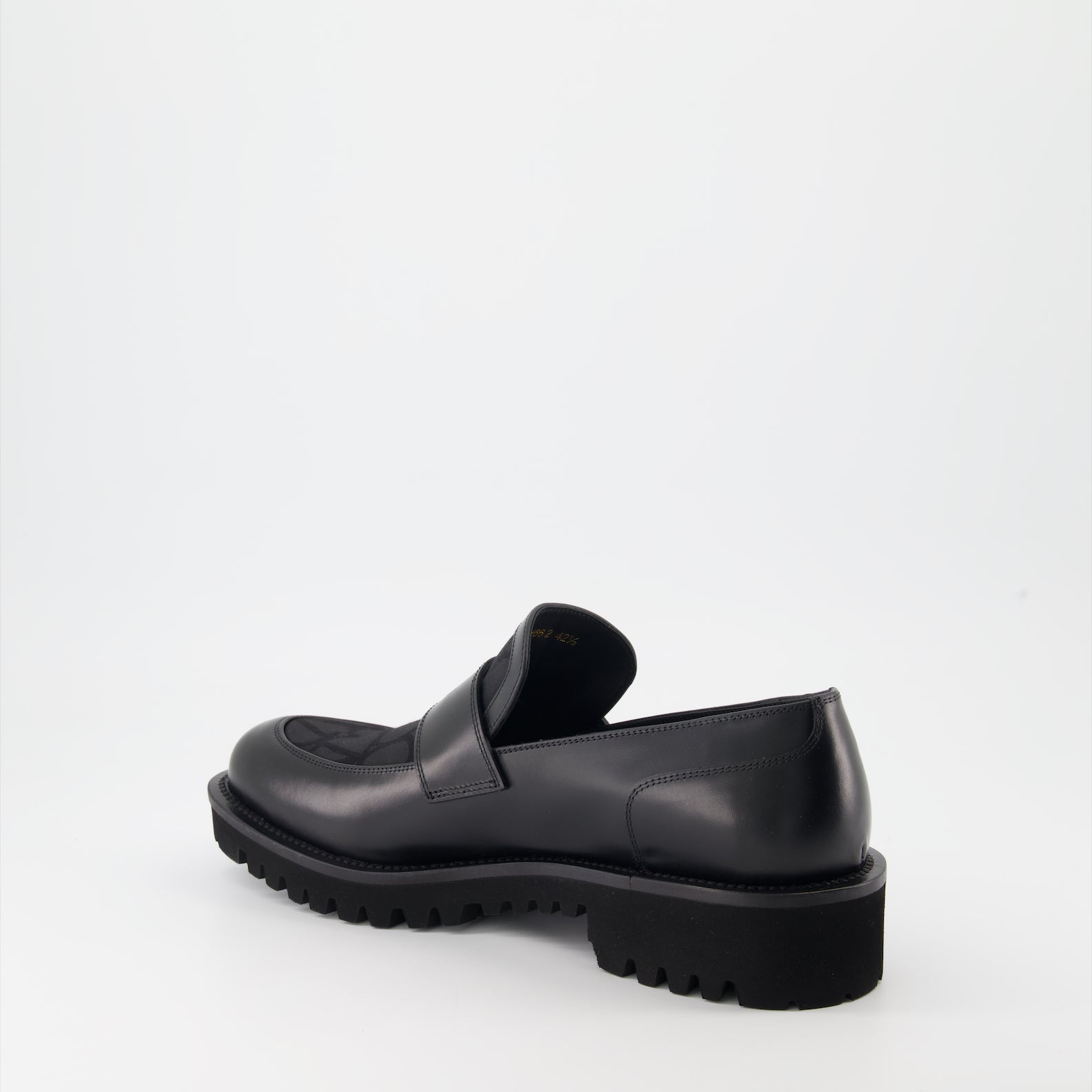 Mocassins Mocassins à toile iconographe Valentino Garavani Noir Homme