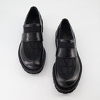 Mocassins Mocassins à toile iconographe Valentino Garavani Noir Homme