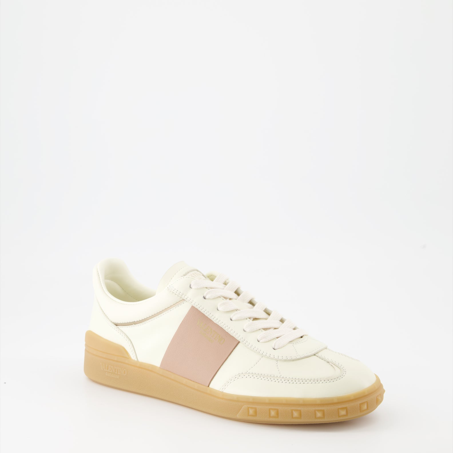 스니커즈 Baskets Upvillage Valentino Garavani 베이지 Femme