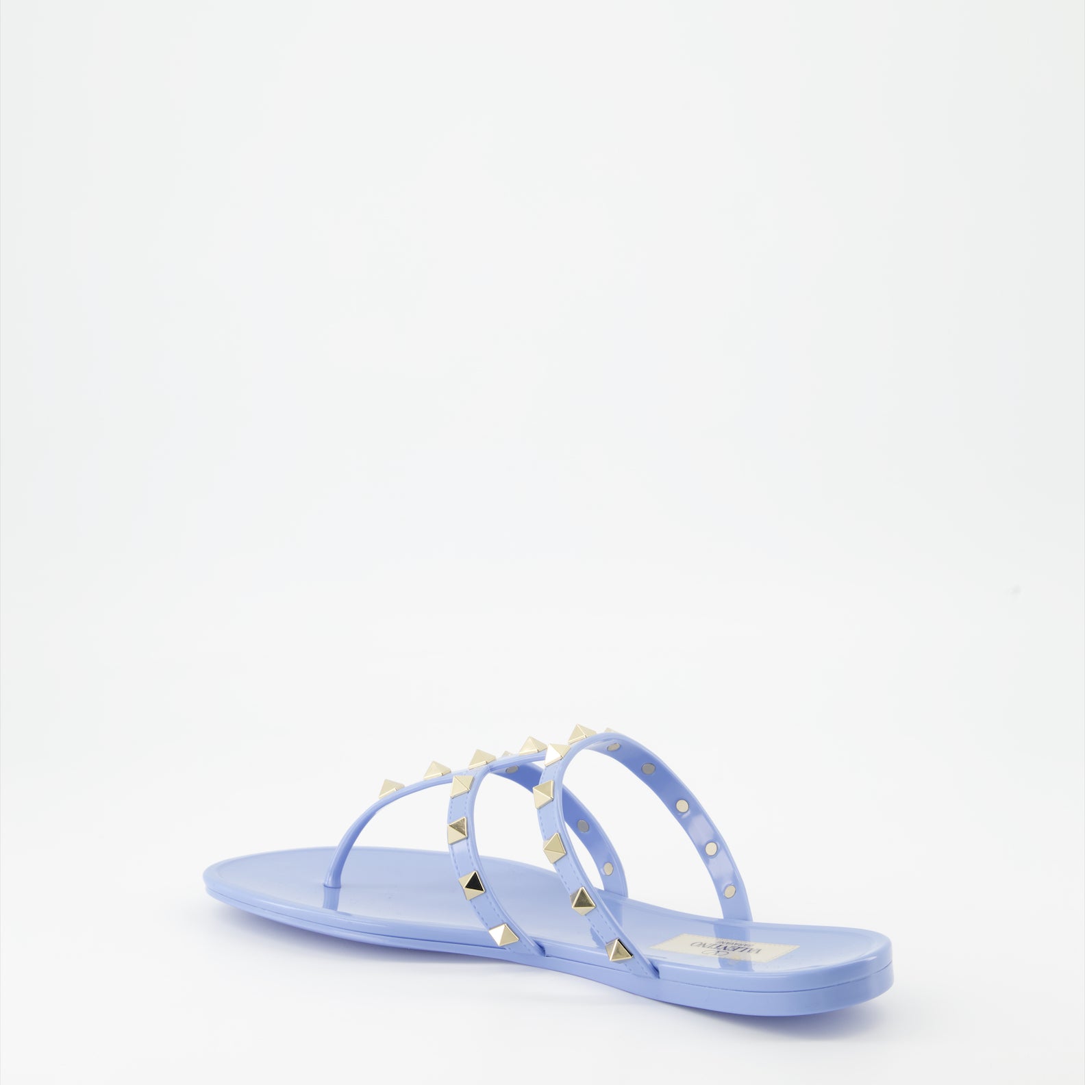 Chaussures ouvertes Tongs Rockstud Valentino Garavani Bleu Femme