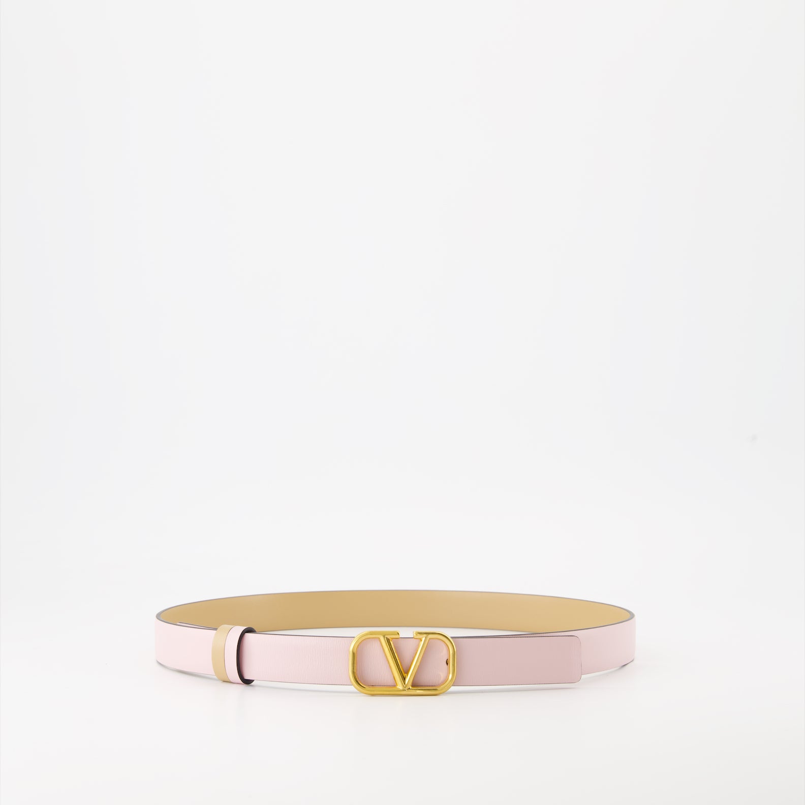 Cintos Ceinture VLogo réversible Valentino Garavani Rosa Femme