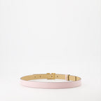 Cintos Ceinture VLogo réversible Valentino Garavani Rosa Femme