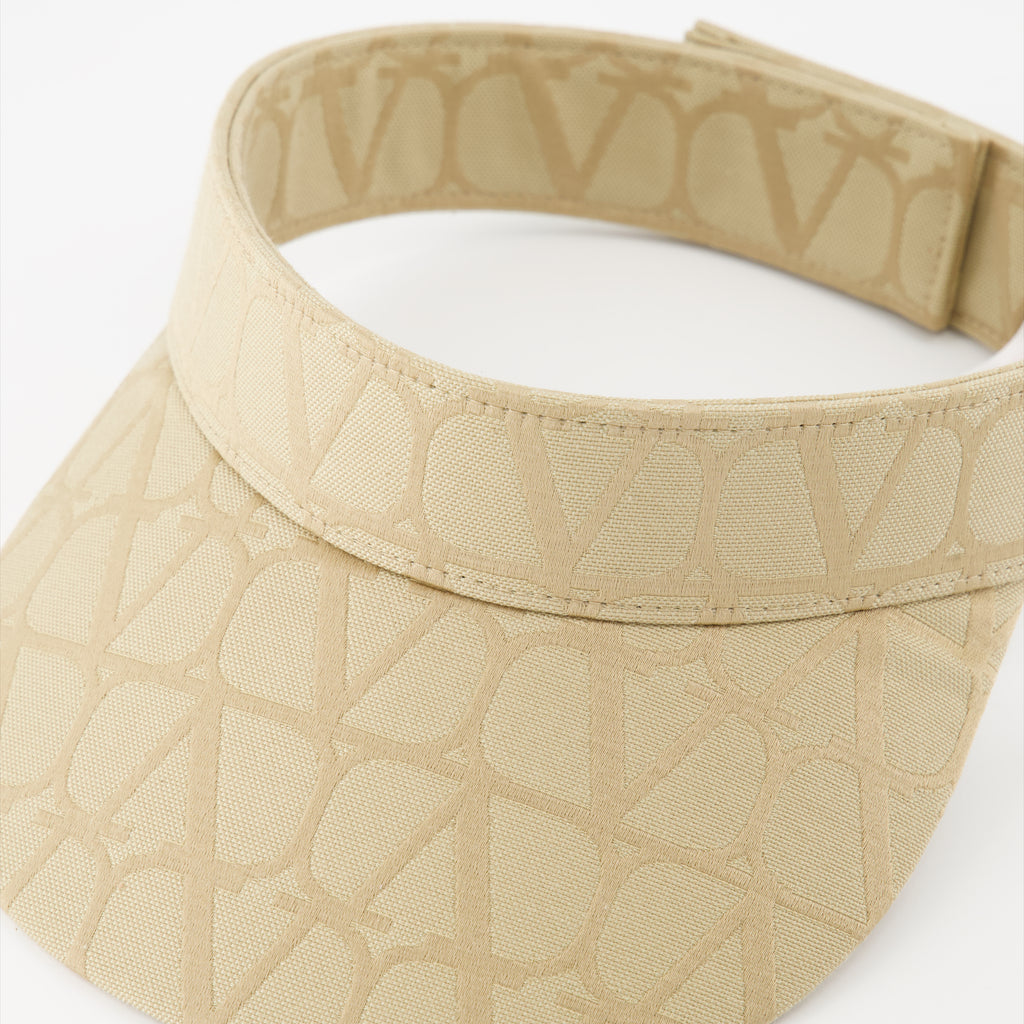 Cappelli, berretti e beanie Visière VLogo Valentino Garavani Beige Femme