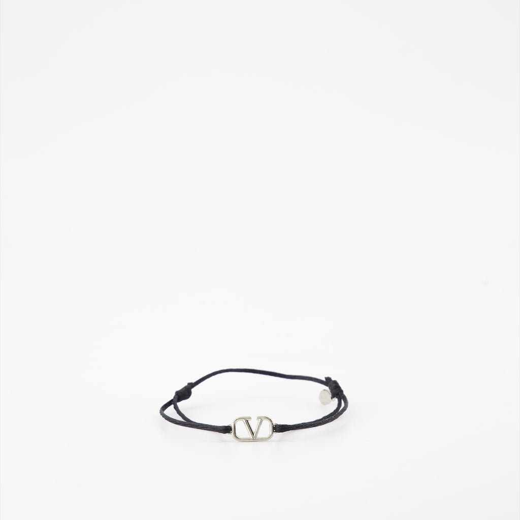 Bijoux Bracelet VLogo Valentino Garavani Noir Homme