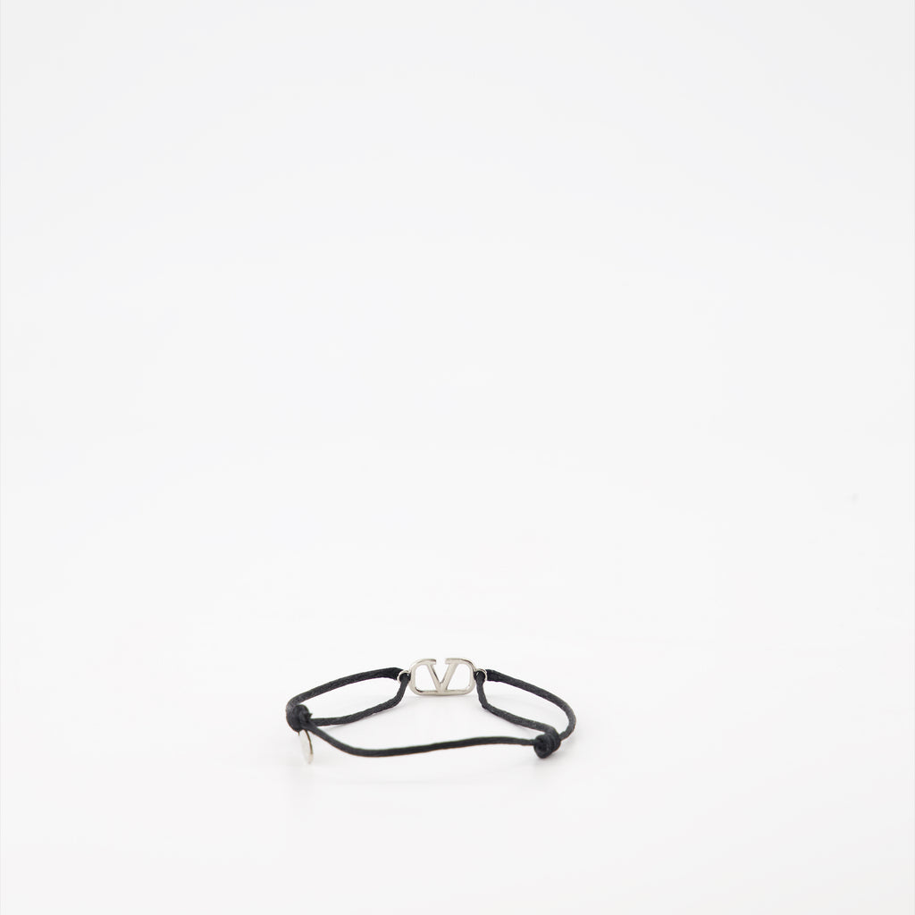Bijoux Bracelet VLogo Valentino Garavani Noir Homme