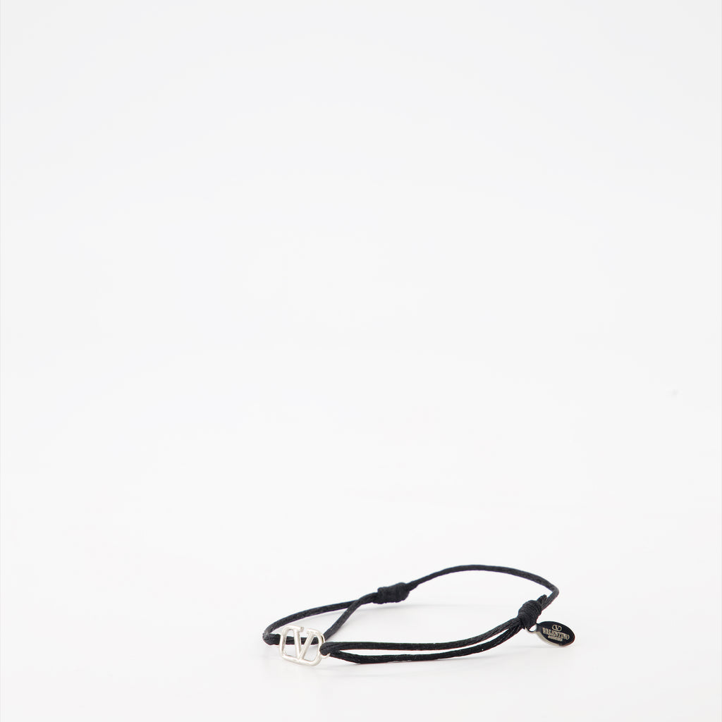 Bijoux Bracelet VLogo Valentino Garavani Noir Homme