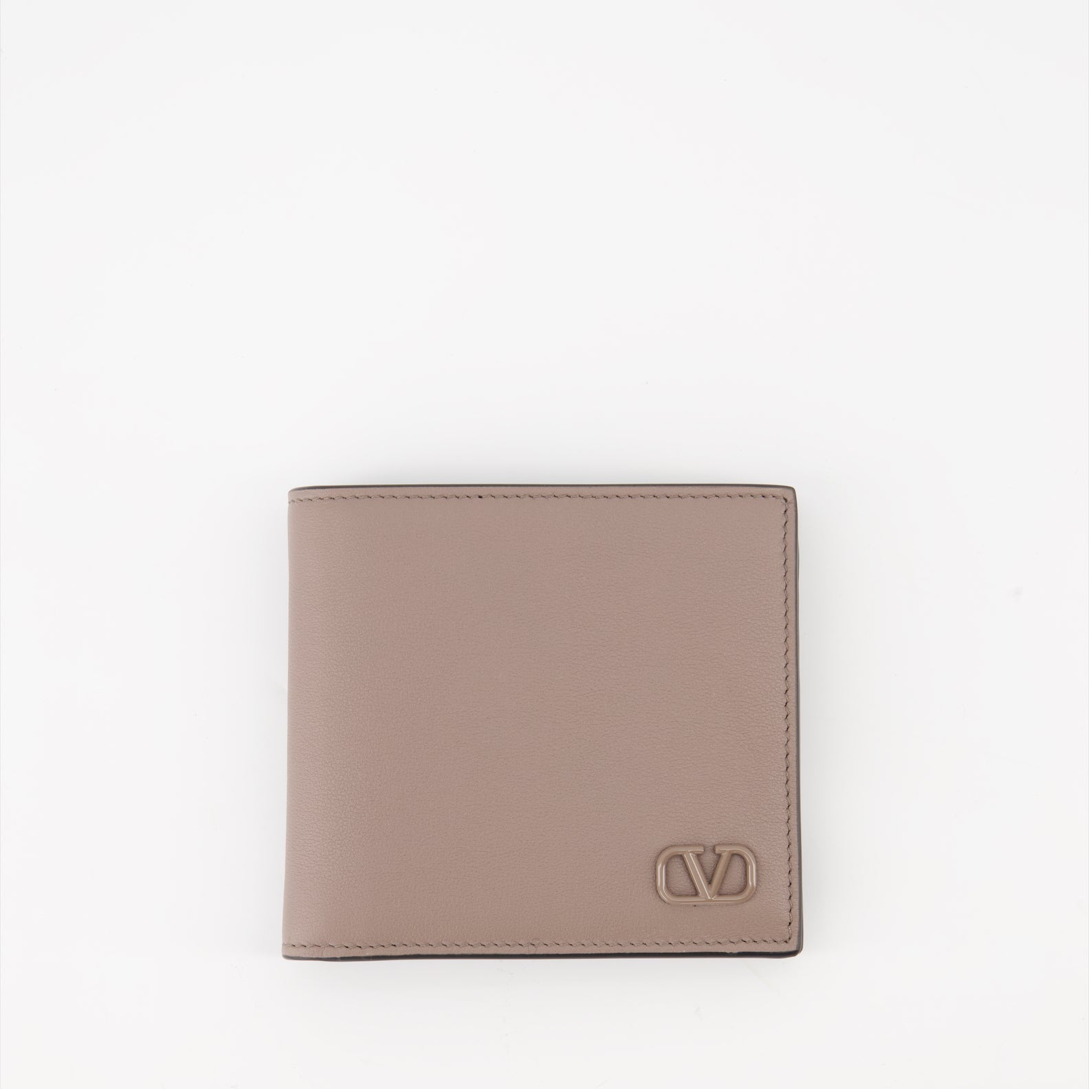 Small leather goods VLogo Wallet Valentino Garavani Beige Man
