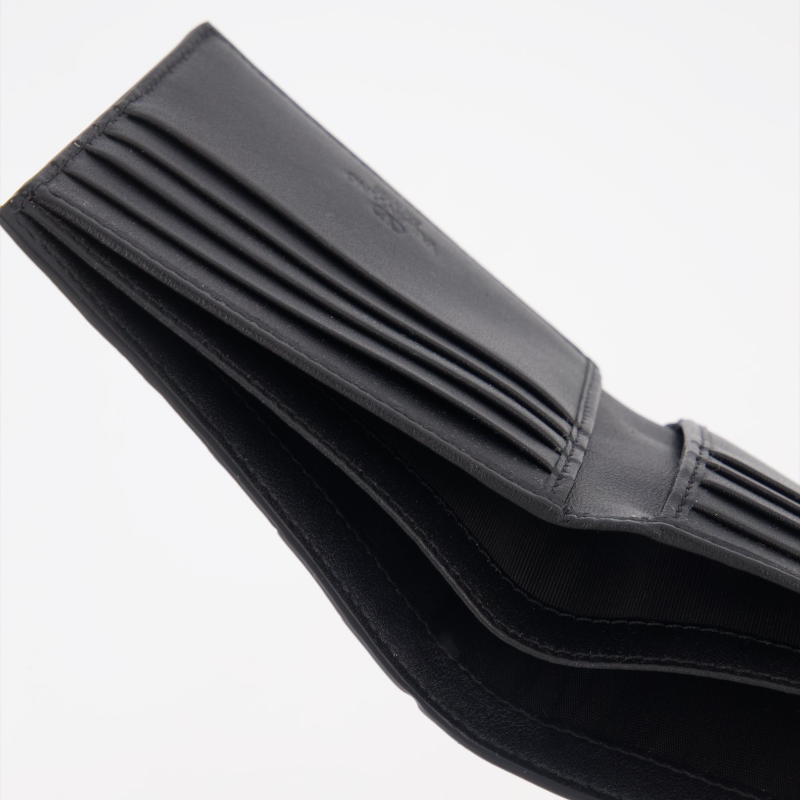 Small leather goods Ostrich leather wallet Valentino Garavani Black Man