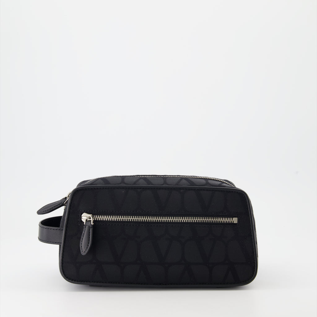 Pochettes Trousse de toilette monogrammée VLogo Valentino Garavani Noir Homme