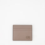 Pequeños artículos de cuero Porte-cartes VLogo Valentino Garavani Beige Homme