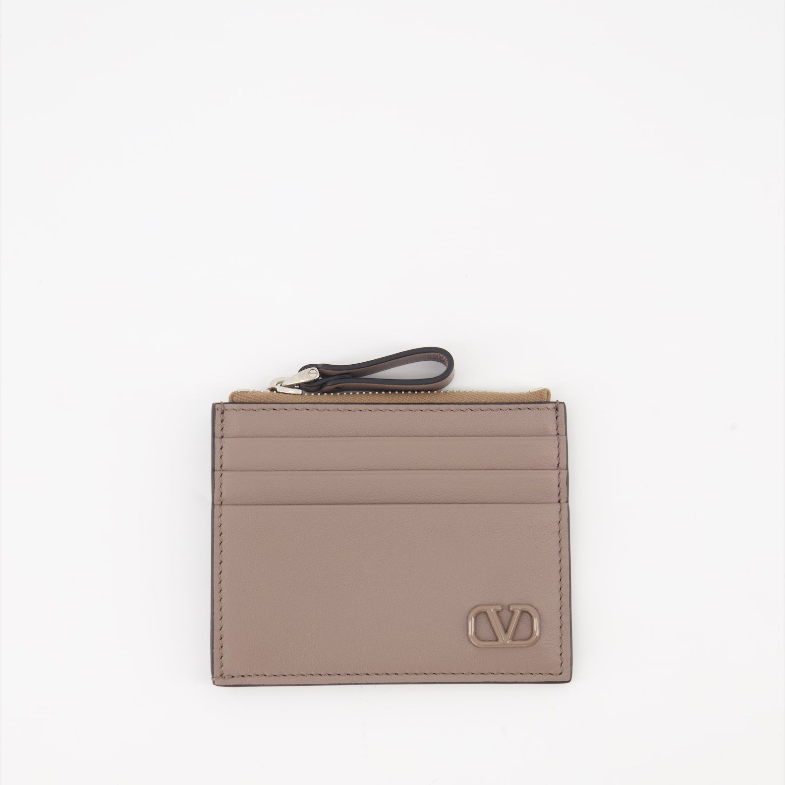 Petite maroquinerie Portemonnaie VLogo Valentino Garavani Beige Homme