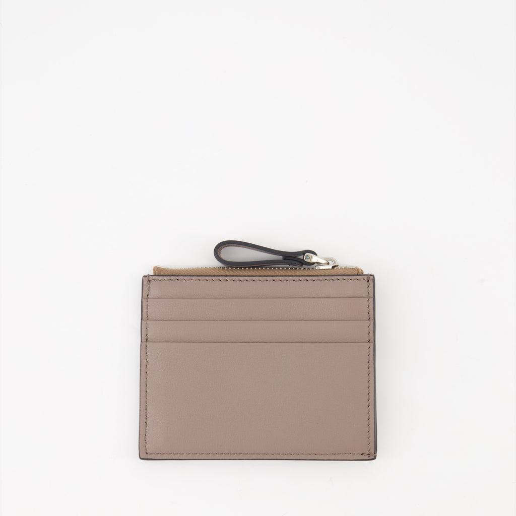 Kleine lederwaren VLogo Geldbörse Valentino Garavani Beige Homme