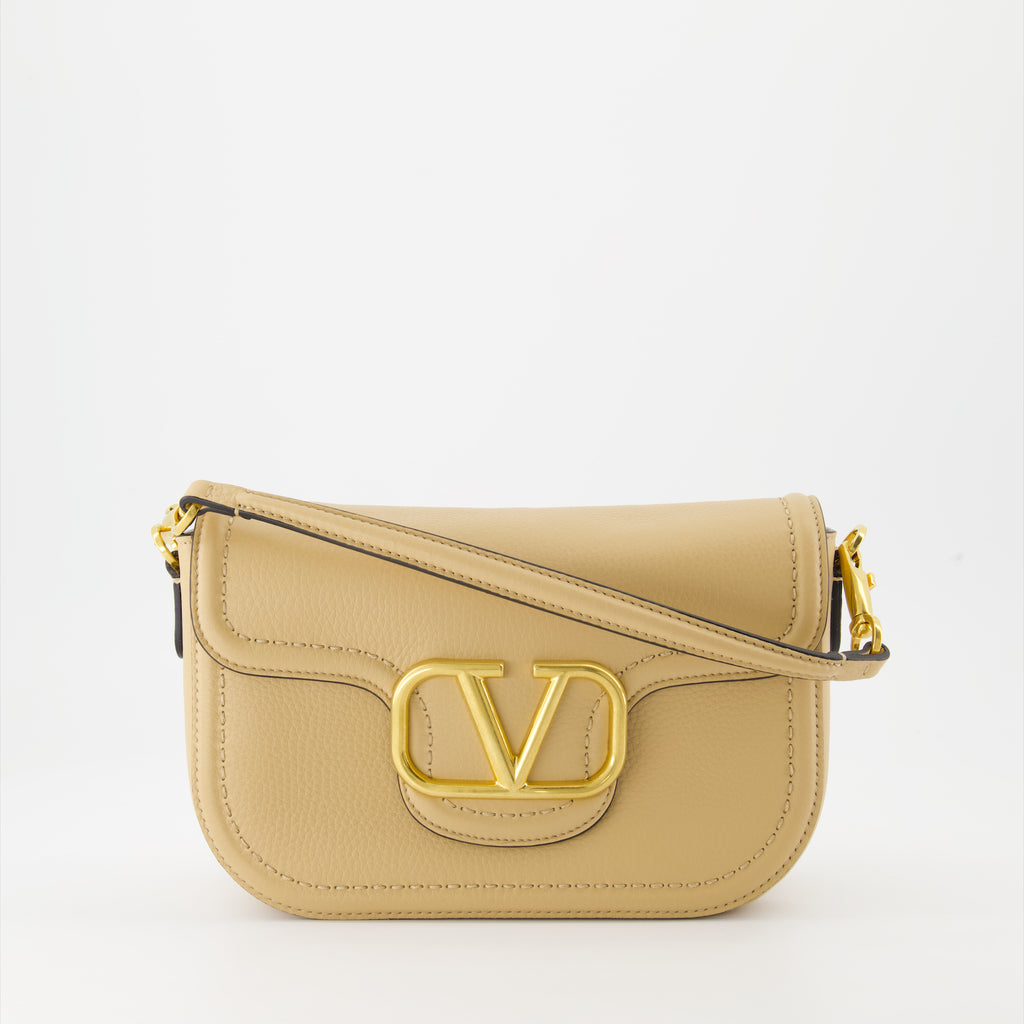 Sacs à main et épaule Sac AllTime en cuir Valentino Garavani Beige Femme