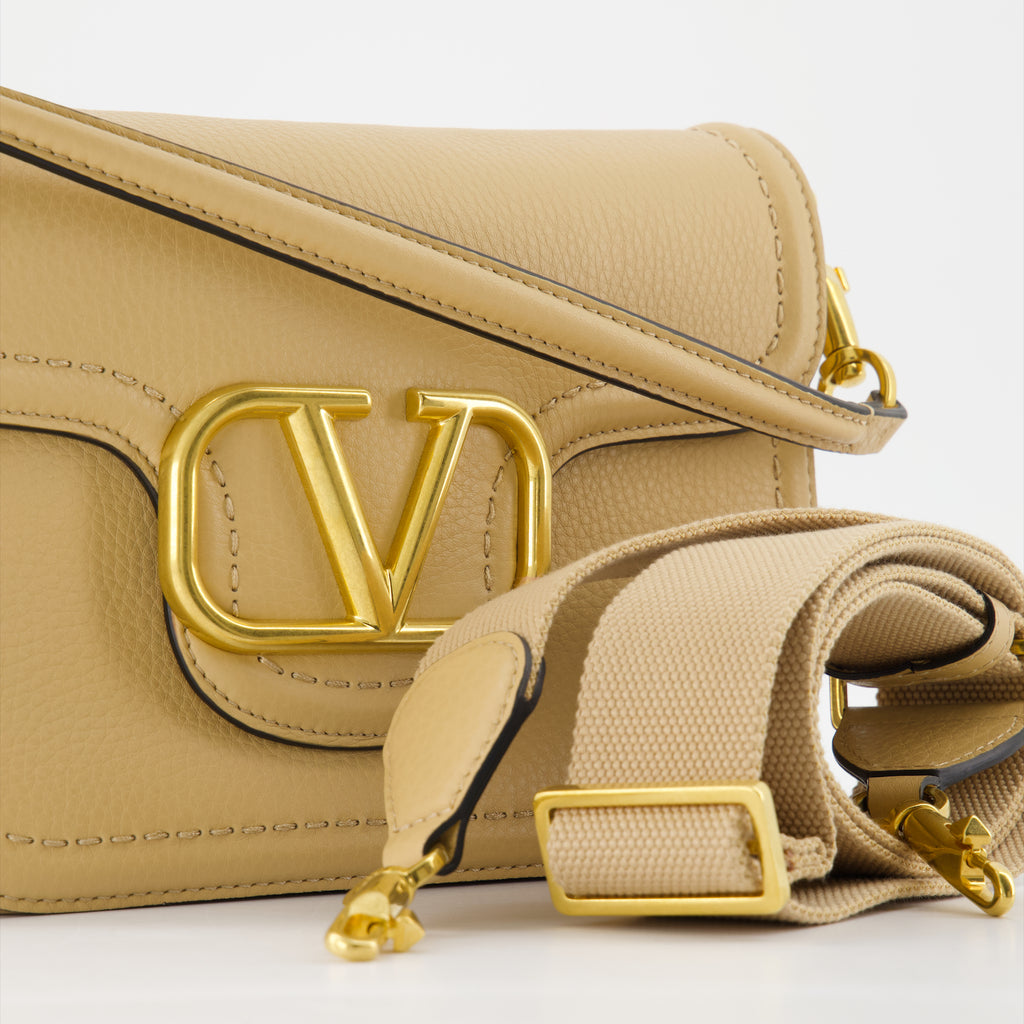 Sacs à main et épaule Sac AllTime en cuir Valentino Garavani Beige Femme