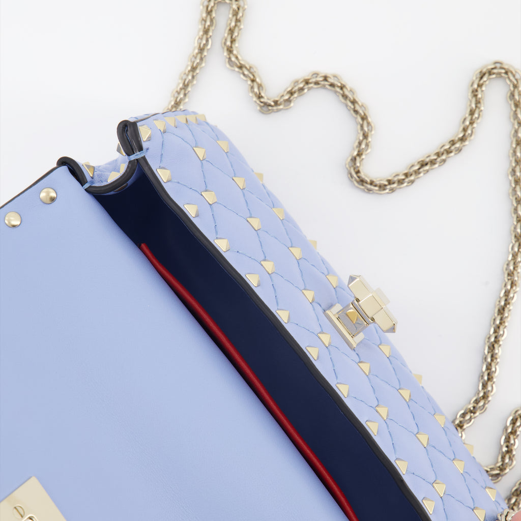 Sacs bandoulière Sac Spike Valentino Garavani Bleu Femme