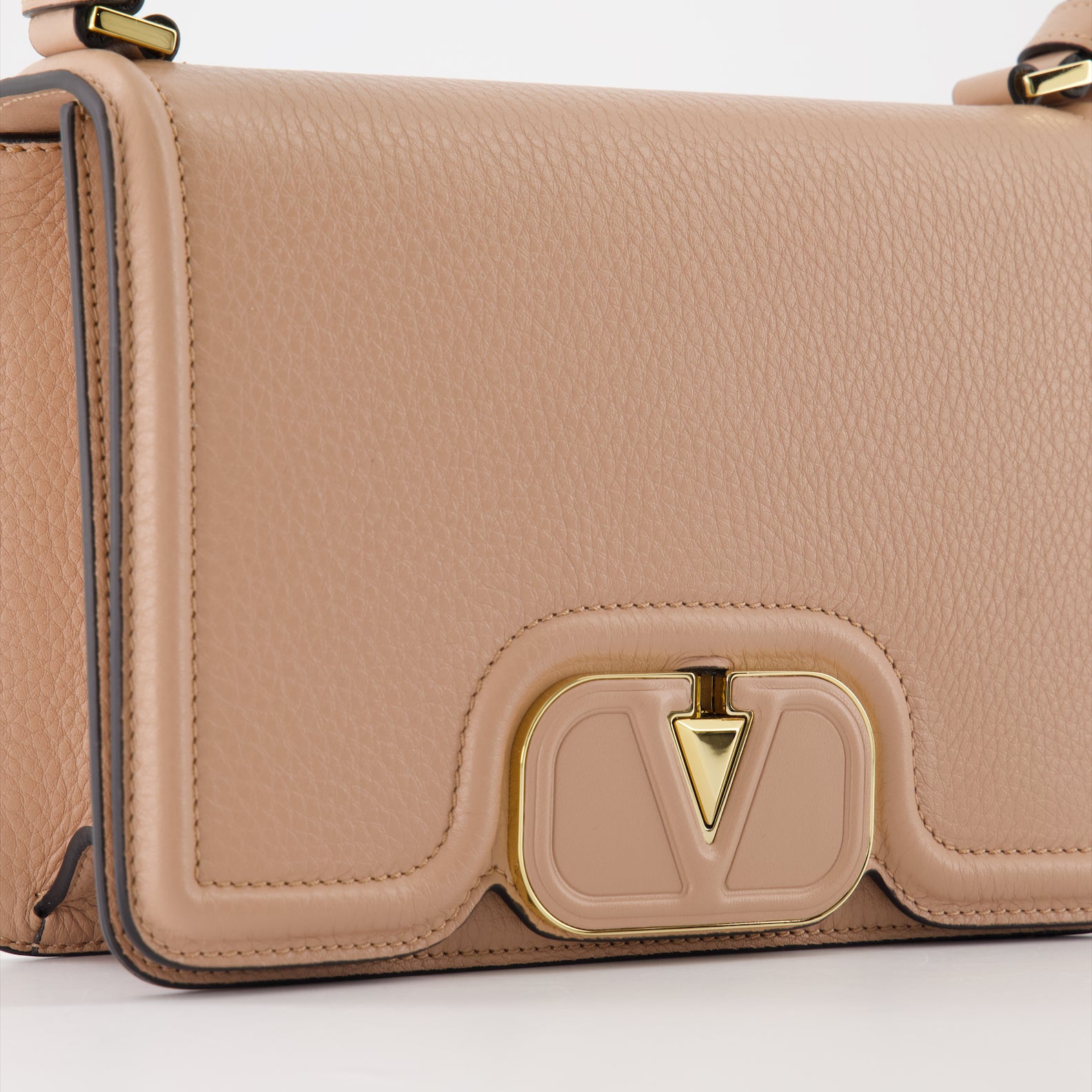 Bolsos de mano y al hombro Sac VLogo porté épaule Valentino Garavani Beige Femme