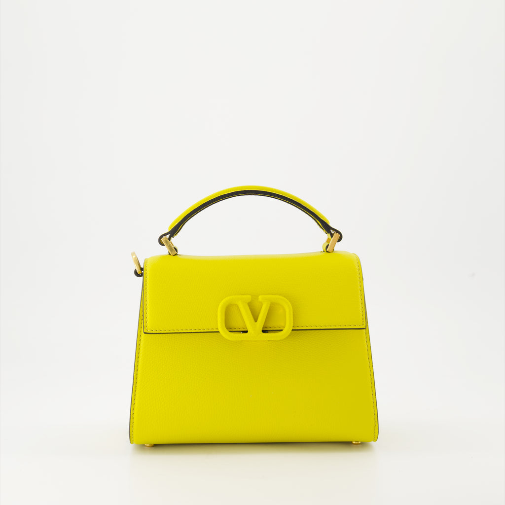 Sacs à main et épaule Sac à main VSLing Valentino Garavani Jaune Femme