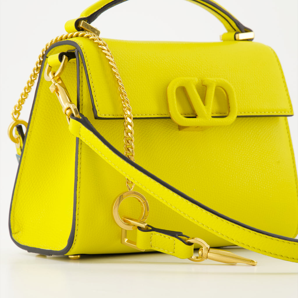 Sacs à main et épaule Sac à main VSLing Valentino Garavani Jaune Femme