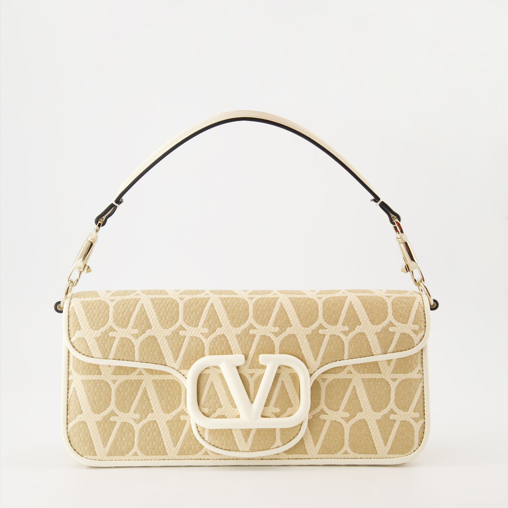 Sacs bandoulière Sac Locò Valentino Garavani Beige Femme