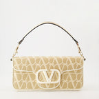 Sacs bandoulière Sac Locò Valentino Garavani Beige Femme
