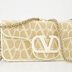 Sacs bandoulière Sac Locò Valentino Garavani Beige Femme