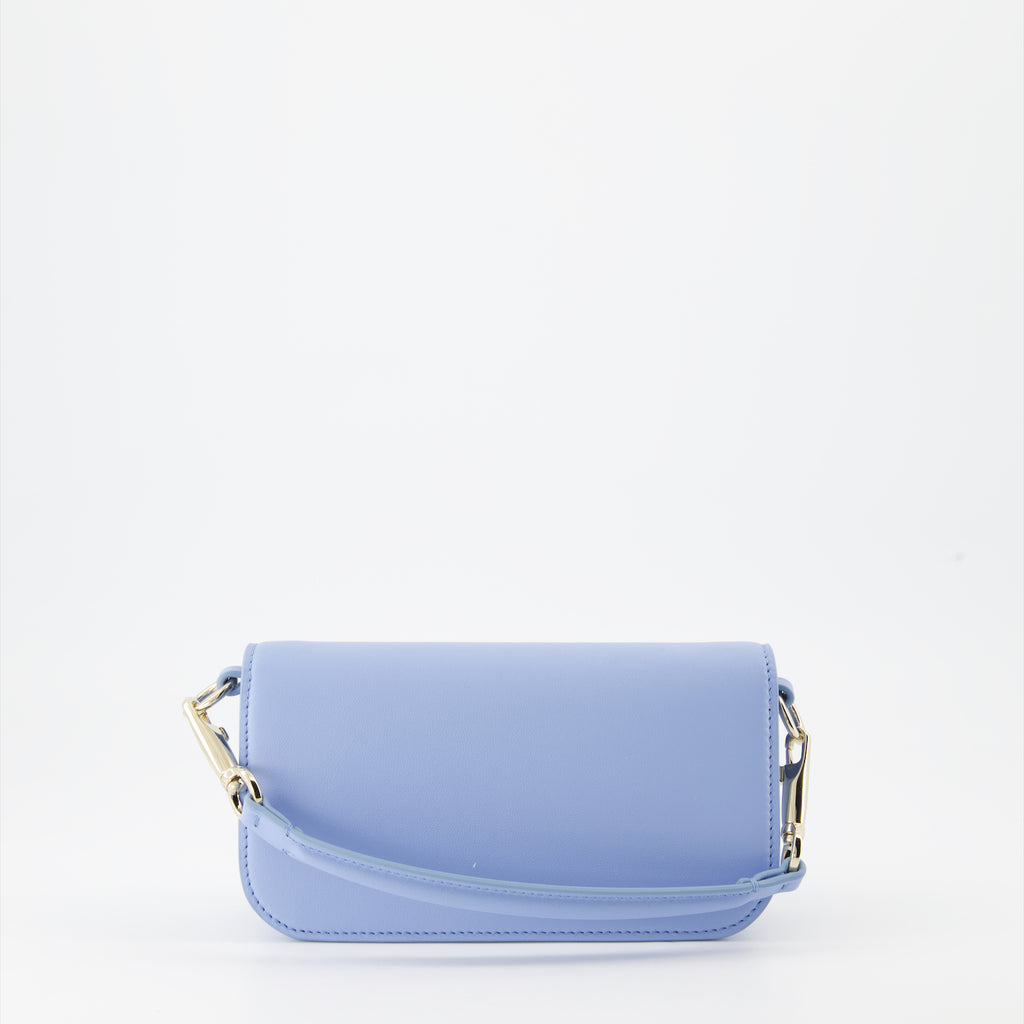 Umhängetaschen Sac Locò en cuir Valentino Garavani Blau Femme