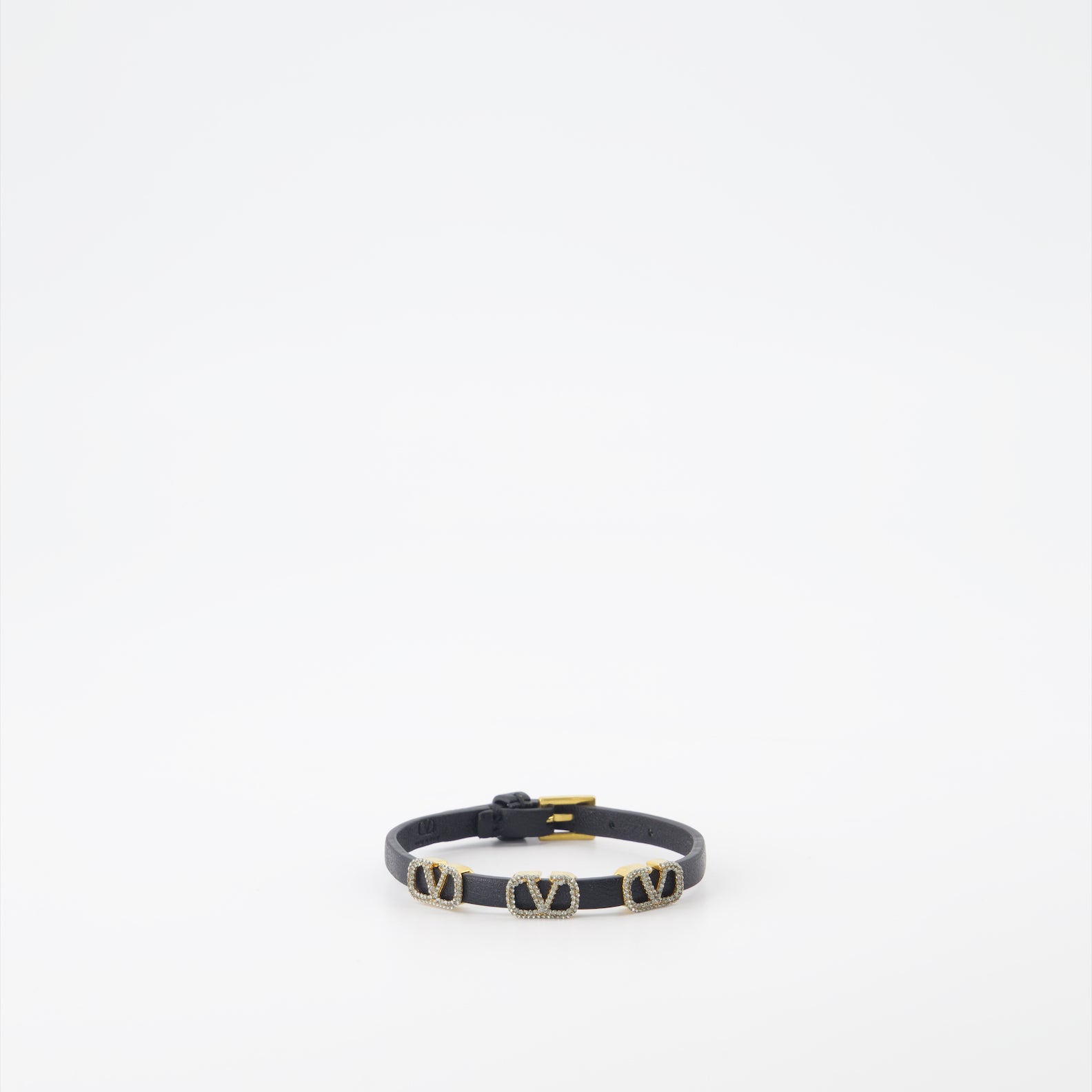 Joyería Bracelet VLogo Valentino Garavani Negro Femme