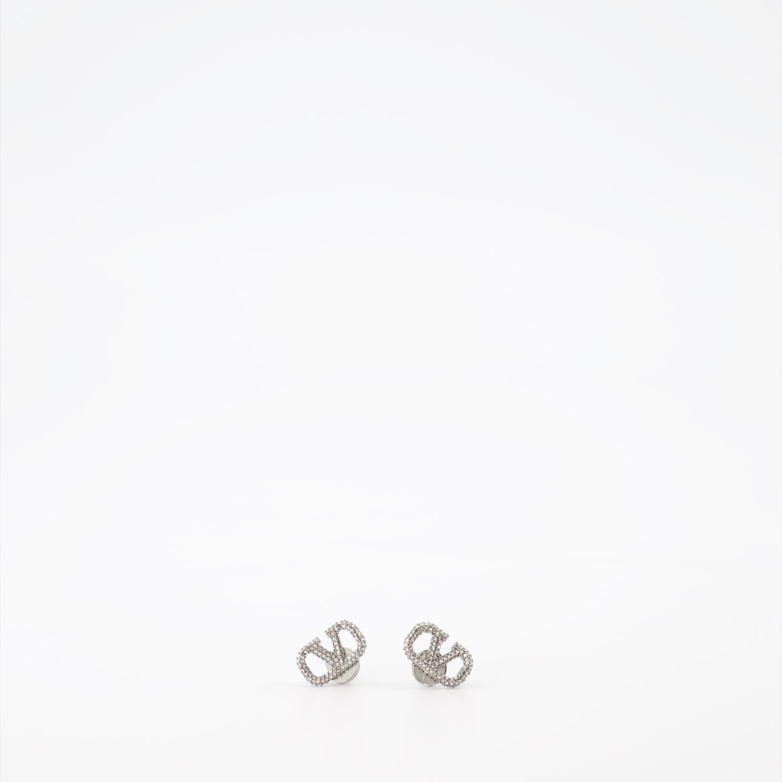 Bijoux Boucles d'oreille VLogo Valentino Garavani Argenté Femme