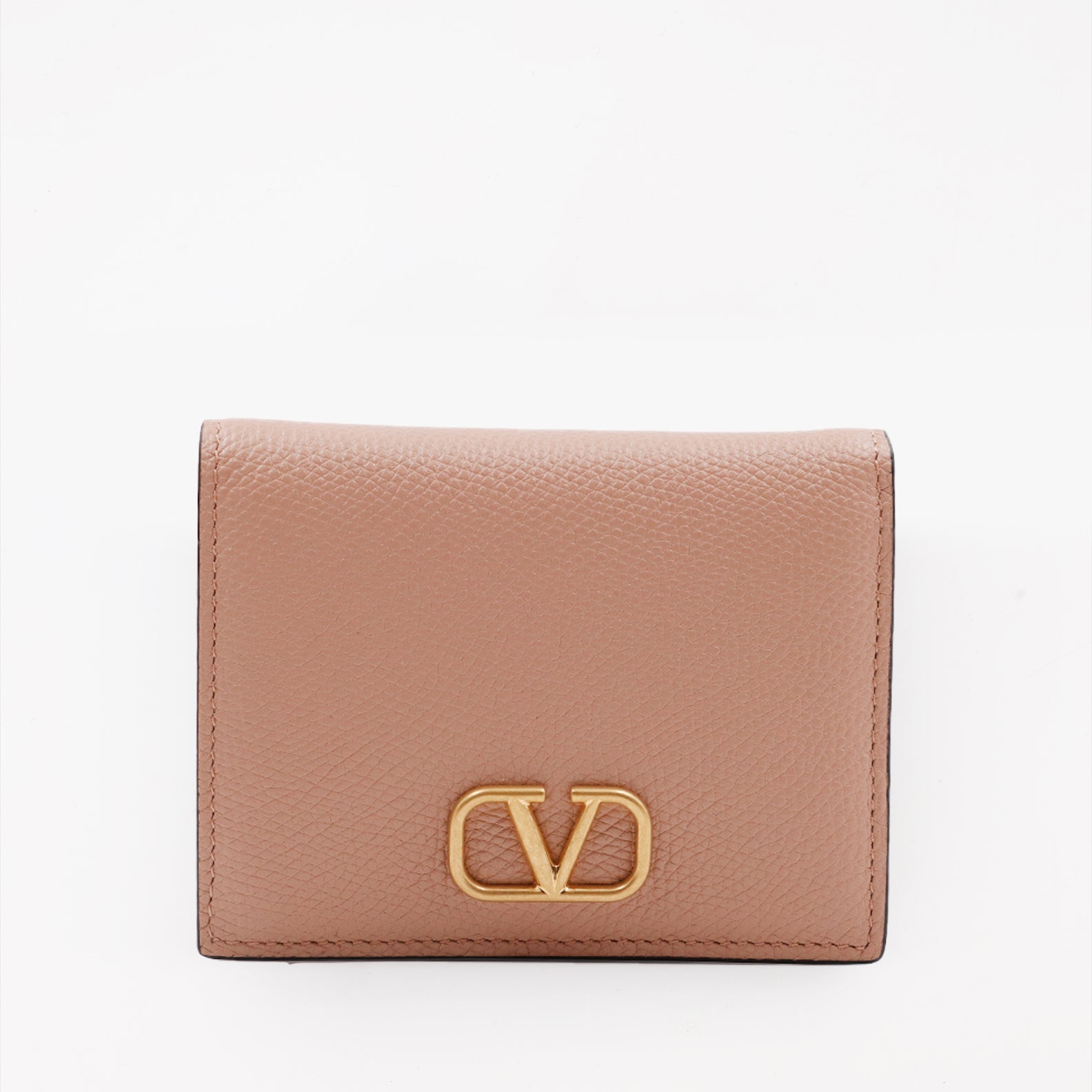 Small leather goods VLogo Wallet Valentino Garavani Beige Women