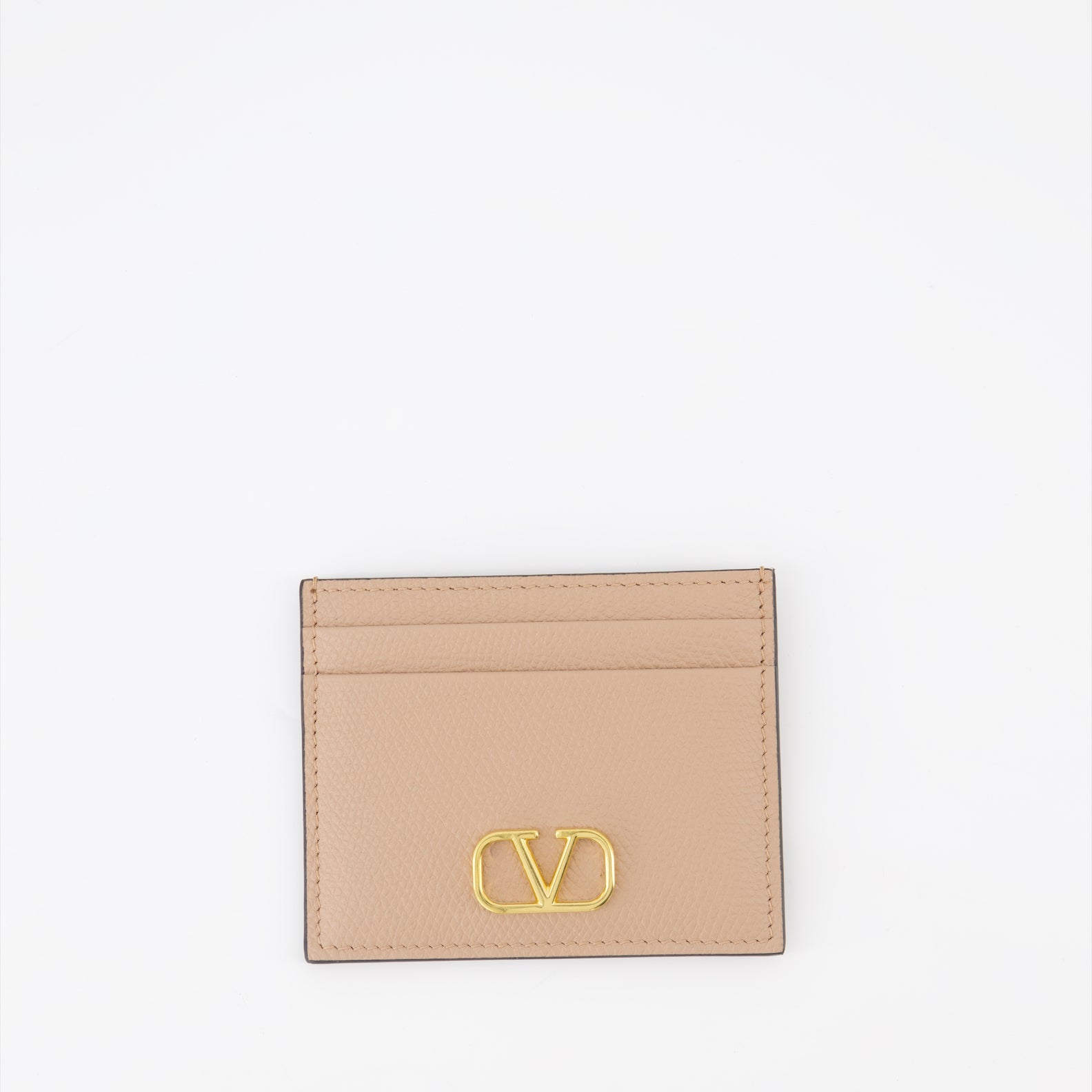 スモールレザーグッズ Vロゴカードホルダー Valentino Garavani ベージュ 女性