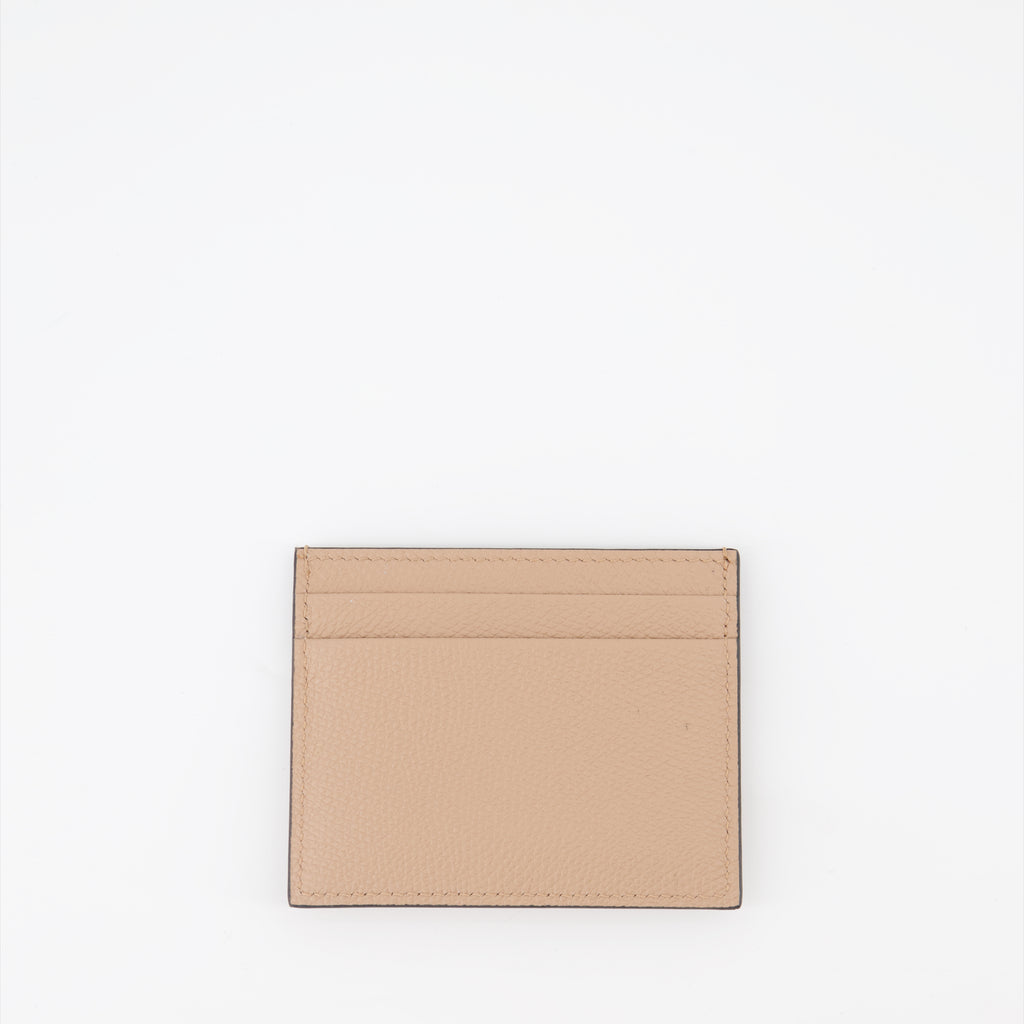 スモールレザーグッズ Vロゴカードホルダー Valentino Garavani ベージュ 女性
