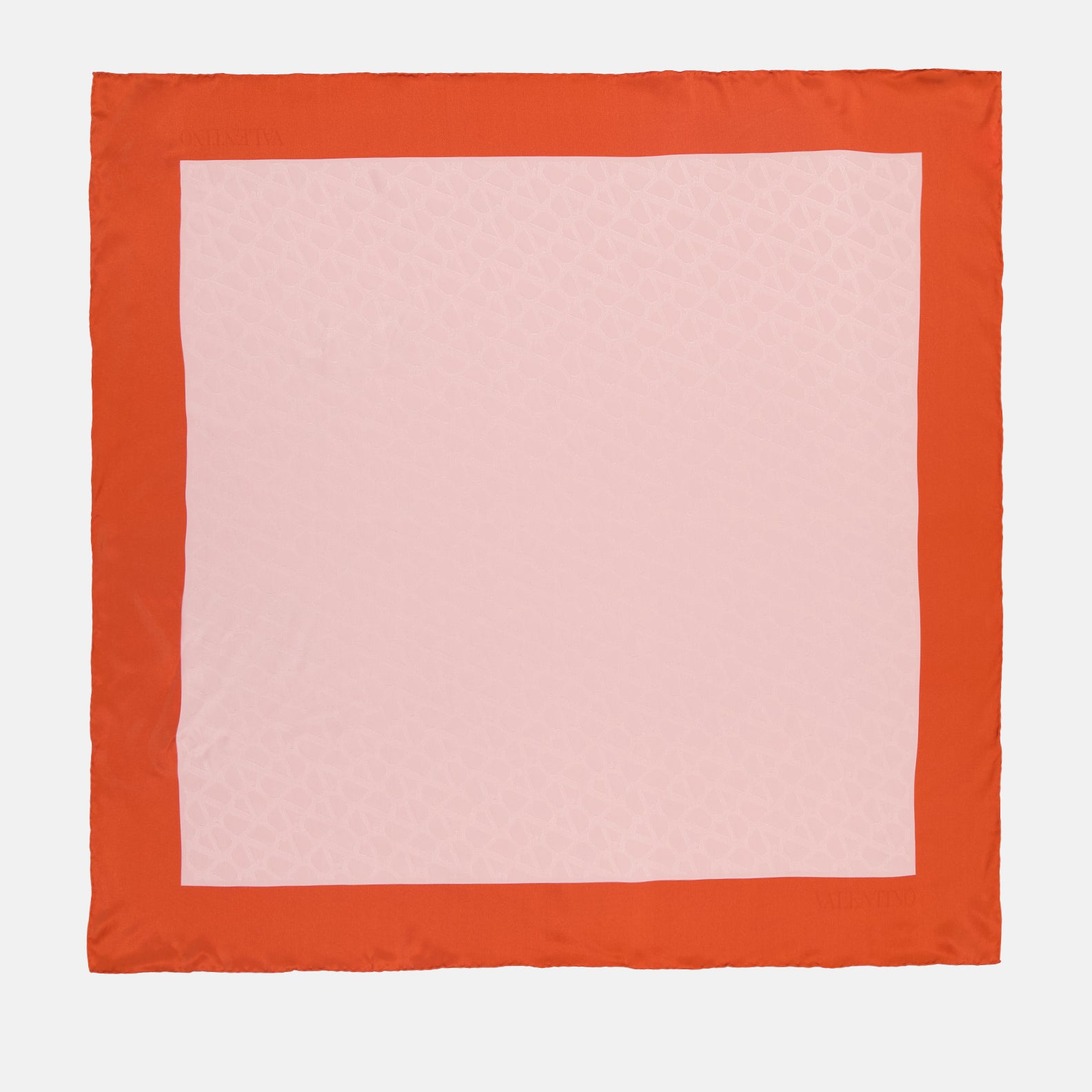 Écharpes, foulards et gants Carré de soie réversible Valentino Garavani Rose Femme