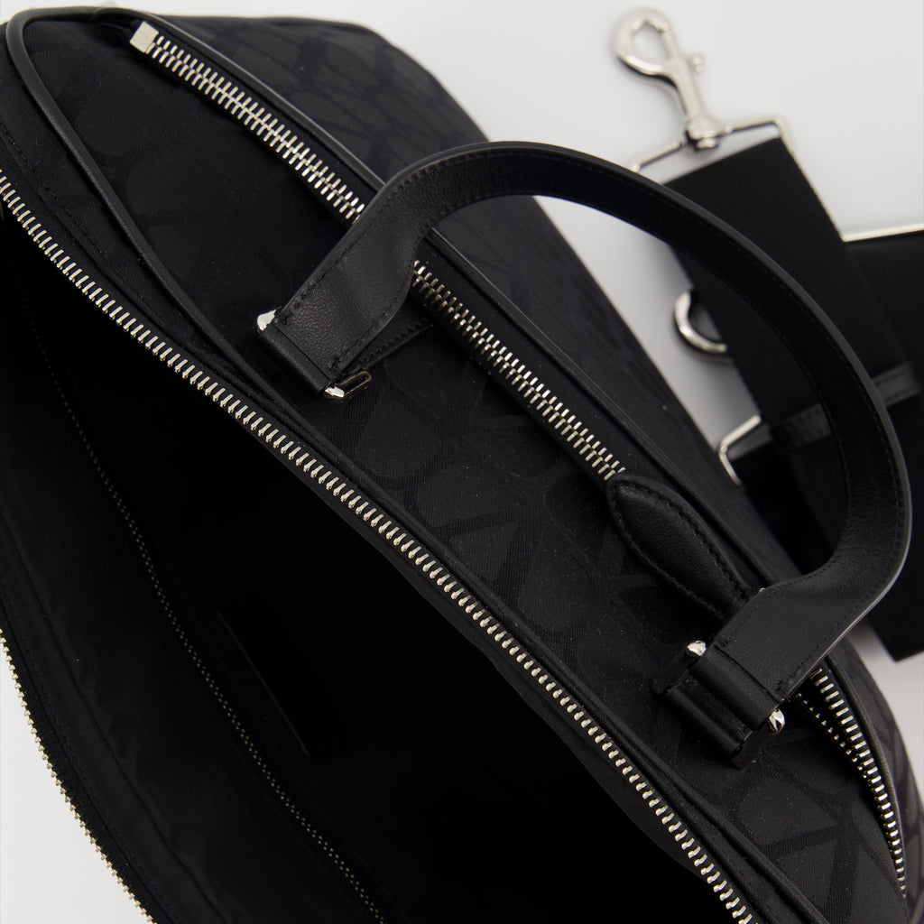 トートバッグ Vロゴモノグラムブリーフケース Valentino Garavani 黒 ユニセックス