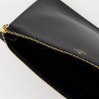 Pouches Pochette en cuir Valentino Garavani Black Homme