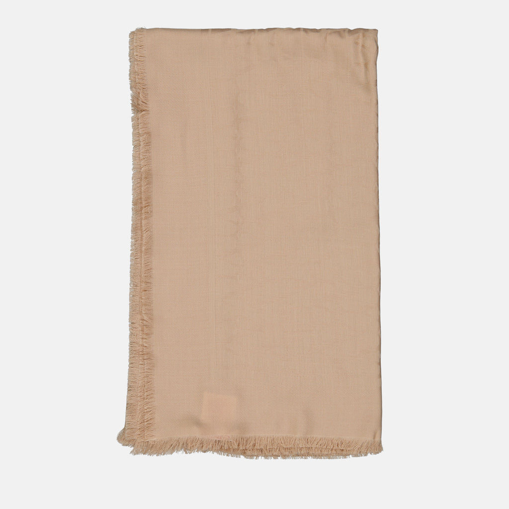 Lenços e luvas Châle monogrammé VLogo Valentino Garavani Bege Femme