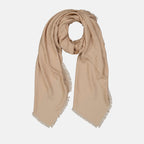 Lenços e luvas Châle monogrammé VLogo Valentino Garavani Bege Femme