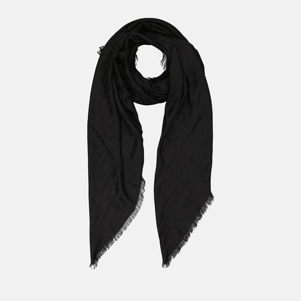 Lenços e luvas Châle monogrammé VLogo Valentino Garavani Preto Femme