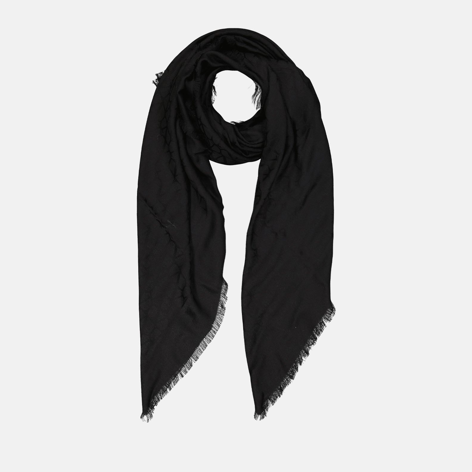 Lenços e luvas Châle monogrammé VLogo Valentino Garavani Preto Femme