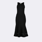 Abiti Robe longue sans manches Victoria Beckham Nero Femme