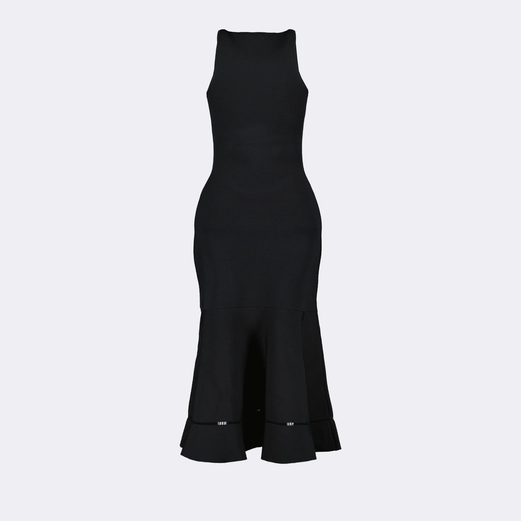 Abiti Robe longue sans manches Victoria Beckham Nero Femme