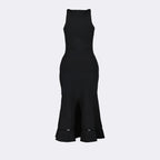 Abiti Robe longue sans manches Victoria Beckham Nero Femme