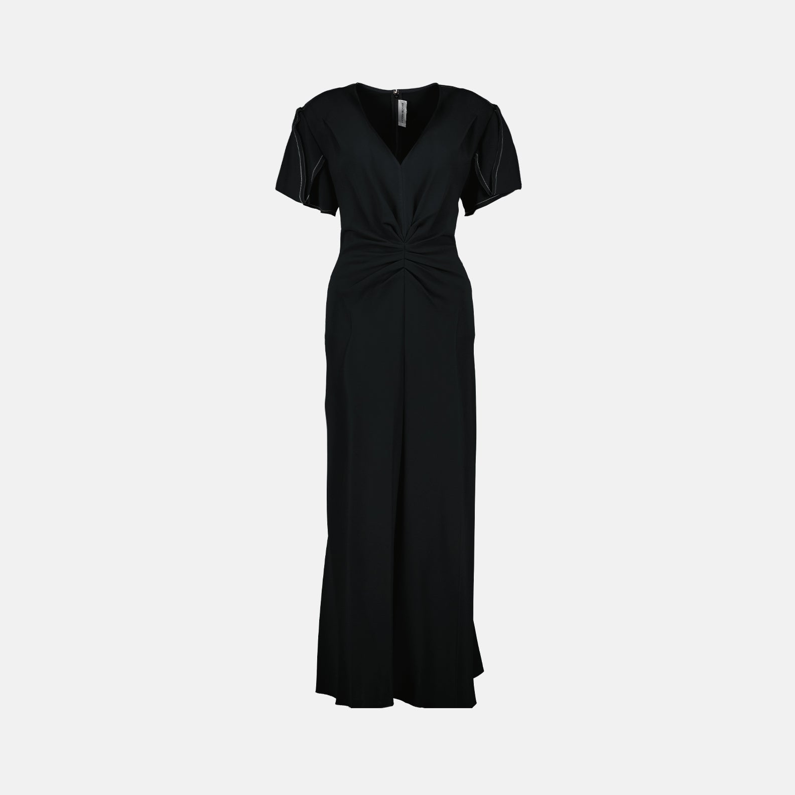 Kleider Robe mi-longue noire Victoria Beckham Schwarz Femme