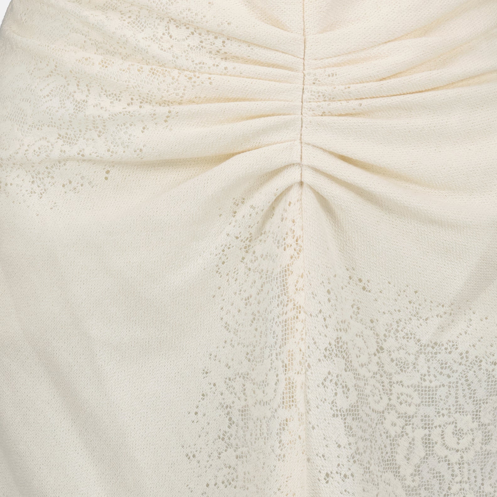 Kleider Robe mi-longue froncée Victoria Beckham Beige Femme