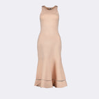 Kleider Robe longue sans manches Victoria Beckham Rosa Femme