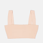 Tops Bandeau en viscose Victoria Beckham Rosa Femme