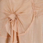 Jupes Jupe caraco en lurex Victoria Beckham Rose Femme