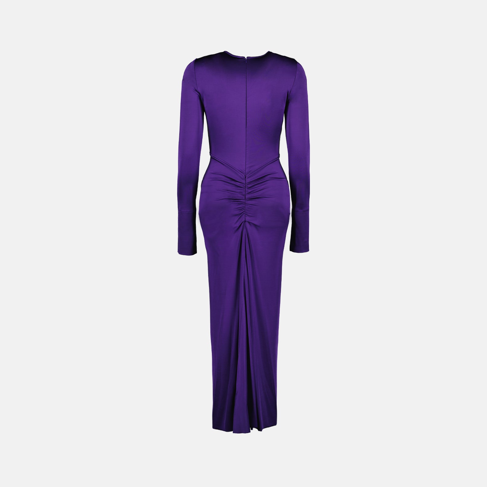 Kleider Robe mi-longue froncée Victoria Beckham Lila Femme