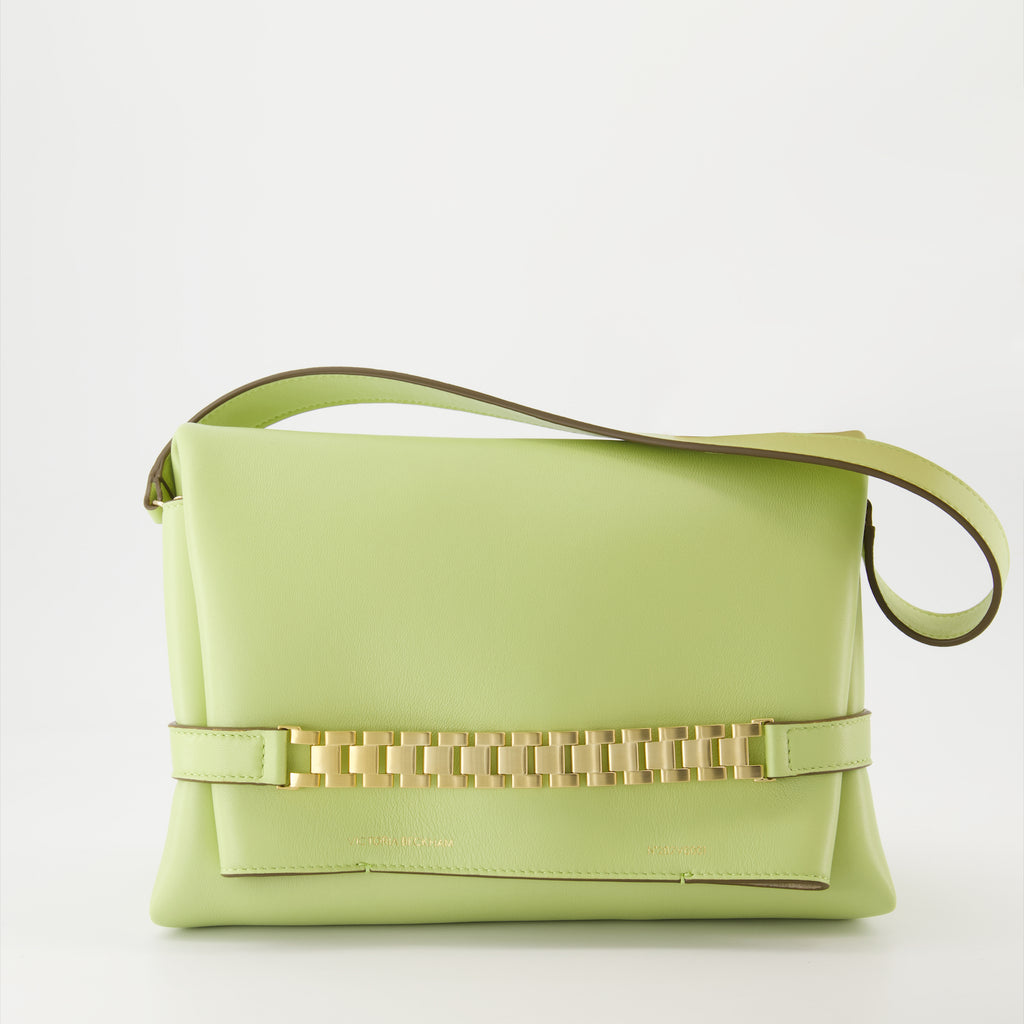 Bolsas pequenas Pochette Chain Victoria Beckham Verde Femme