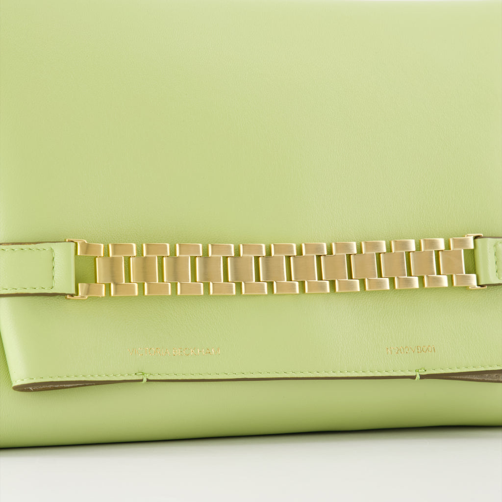 Bolsas pequenas Pochette Chain Victoria Beckham Verde Femme