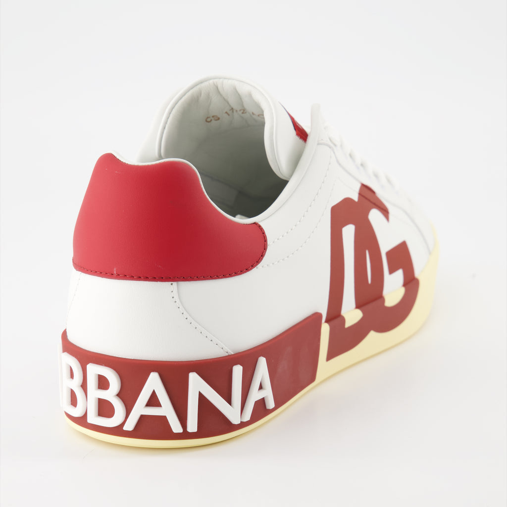 Baskets Baskets Portofino DG Dolce & Gabbana Blanc Homme